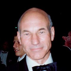 Patrick Stewart at the Emmy Awards in 1990